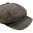 thumbnail image 2 of CoCopeaunts Newsboy Cap Unisex Women Men Fashion Casual Warm Plaid Octagonal Cap Autumn Retro Newsboy Hat Winter Beret Hat, 2 of 8