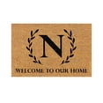 thumbnail image 1 of VogueV Tapis d'Entrée Alphabet A-Z - Tapis Personnalisé pour Graduation, 1 of 4