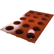 Silikomart SF378 MAURESQUE Silicone Baking & Freezing Mold, 0.6 oz., 15 Cavities