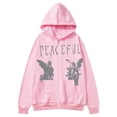 thumbnail image 4 of Homeyce Sweatshirts Mens Zip Up Hoodie for Men Y2K Vintage Long Sleeve Sweatshirt Streetwear Pullover with Pocket,Pink 2XL, 4 of 4