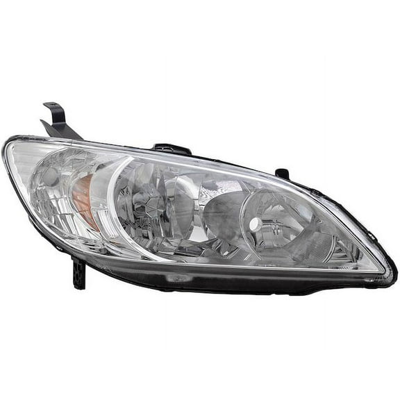 Right Headlight Assembly - Compatible with 2004 - 2005 Honda Civic