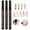 3 pcs 0.7mm Chrome Metallic, variant on MelodySusie 12-Color Nail Art Pens Set, 0.7mm Fine Tip Drawing Pens for Nail Design, Salon and Home DIY