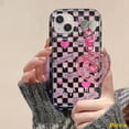 thumbnail image 2 of Para Samsung A14 A04s A12 A50 A53 A23 A34 A54 A13 A03s A03 A04E A20s A11 A31 A51 A21s A32 A02s A52s A52 A04s A04 A30 A20 A30s A10s A71 A22 Love Heart Checkerboard Pulsera Funda Blanda, 2 of 4