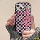 thumbnail image 2 of Para Samsung A14 A04s A12 A50 A53 A23 A34 A54 A13 A03s A03 A04E A20s A11 A31 A51 A21s A32 A02s A52s A52 A04s A04 A30 A20 A30s A10s A71 A22 Love Heart Checkerboard Pulsera Funda Blanda, 2 of 3