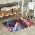 thumbnail image 5 of Kdxio Flower White Horse,16" x 24", Non-Slip Front Door Mats,Outdoor Welcome Mat Washable, 5 of 9