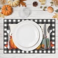 thumbnail image 4 of Autumn Fall Vintage Yellow Pumpkin Squirrel Placemats 12x18 Inch, Set of 4 Washable Kitchen Dining Table Place Mats for Outdoor Home Party Decorations, 4 of 6
