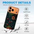 thumbnail image 4 of Case For Apple iPhone Air / 17 Pro / 17 Pro Max Series Case, Slim Thin Transparent Flexible Clear TPU Shockproof Phone Case For iPhone 17 Series, Christmas fir branches, 4 of 6