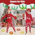 thumbnail image 4 of KANCOKIT Christmas Inflatable Reindeer Antler Ring Toss Game, Family Indoor Outdoor Christmas Party Games, Fun Xmas Gifts, 4 of 8