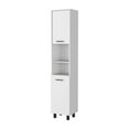 thumbnail image 3 of FM FURNITURE Sheffield Two Door Pantry Cabinet Engineered Wood White, 3 of 5