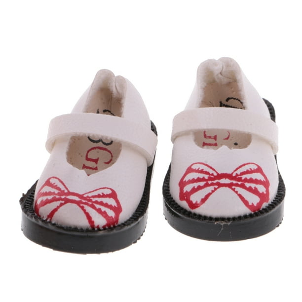 Zapatos planos de muñecas con estilo aptos para 1/6 Blythe Azone, accesorios de ropa para muñecas Blanco perfke Zapatos de la muñeca