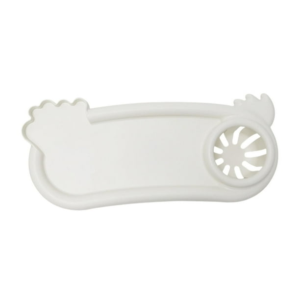 Bandeja Universal para cochecito, reposamanos, suministros para platos, bandeja antideslizante para aperitivos infantiles, fácil de instalar, bandeja Blanco CUTICAT bandeja de cochecito