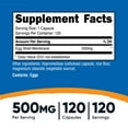thumbnail image 5 of Nutricost Egg Shell Membrane, 500 MG Per Serving, 120 Capsules - GMO Free, Gluten Free, 5 of 5