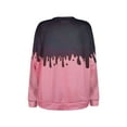 thumbnail image 4 of Pntutb Mujer Tallas Grandes Navidad Manga Larga Tie-Dye Casual Pullover tops Pntutb Pntutb-7360, 4 of 7