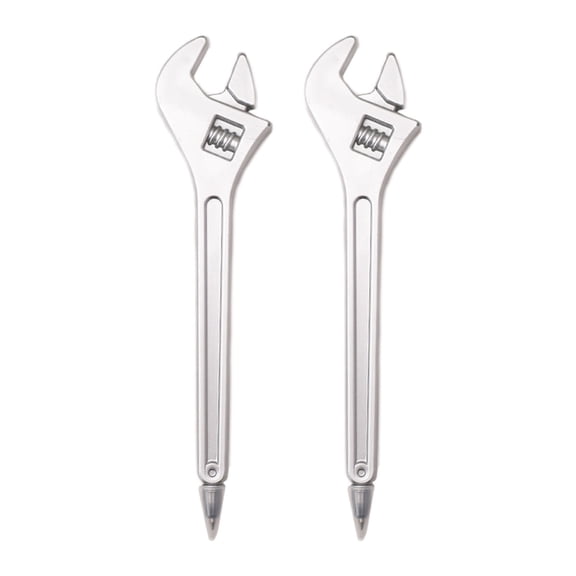 Imitation Metallic Wrench Gel Pen - Multifunctional Ballpoint Pen with Unique Hardware Tool Design for Enhanced Writing Experience - Pack of 2