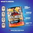thumbnail image 3 of G Fuel Sage Mode Energy Powder, Sugar Free, Clean Caffeine Focus Supplement, Water Mix, Pomelo Fruit + Peaches Flavor, Focus Amino, Vitamin + Antioxidants Blend - 9.8 oz (40 Servings), 3 of 5