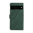 thumbnail image 4 of SaniMore for Google Pixel 7 Pro 6.7" Magnetic Wallet Case, PU Leather Case with Card Slot Kickstand & Wrist Strap Shockproof Protective Case for Google Pixel 7 Pro Women Men, Green, 4 of 9