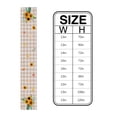 thumbnail image 6 of Table Runner Dresser Scarves 72 Inch Long, Sunflowers Floral Plants in Vase Linen Dining Table Runners Vintage Linen Buffalo Plaid Tabletop Scarf for Wedding Holiday Party Kitchen, 6 of 7