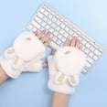 thumbnail image 4 of Gymnture Plush Finger Convertible Mittens for Girls, 4 of 10