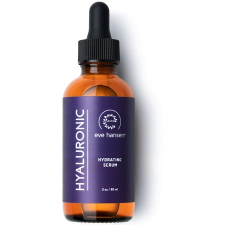 Eve Hansen Hyaluronic Acid Serum (2 oz) | Ultimate Hydrating Serum, Face Moisturizer, Wrinkle Filler and Natural Plumper | The Natural, Cruelty Free, Vegan Anti Aging Serum 2 Ounce