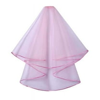 Wedding Bridal Veil for Party Photo Short Double Layer Veil 1 Set