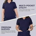 thumbnail image 5 of By Me Women’s Scrub Top – Stretch V-Neck Top with 1 Front Pocket | Comfortable, Durable & Stylish Scrub Tops for Women Workwear & Everyday Use, 5 of 6