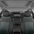 thumbnail image 3 of carXS Turismo Charcoal Gray Car Seat Covers Full Set, Two-Tone Front Seat Covers for Cars with Split Rear Bench Back Seat Cover, Automotive Interior Covers for Trucks SUV Van Auto, 3 of 8