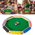 thumbnail image 2 of Party Game Accessory Including Wooden Flipping Board And 16 Color Dices For Group Fun And Social Gatherings, 2 of 9