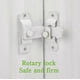thumbnail image 3 of 2 Packs 90 Degree Flip Barn Door Lock,protect Privacy-security Gate Latch,hook Lock Latch For Barn,sliding Door Antique Lock Gate Latches Wine Cabinet, 3 of 5