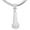 Silver, variant on Iced Hip Hop Silver Plated Microphone Pendant 20" Miami Cuban Chain Necklace MCP 1051 S