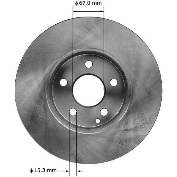 BENDIX PRT5957 Bendix Brake Rotor Fits select: 2006 MERCEDES-BENZ E 350 WAGON, 2007 MERCEDES-BENZ E 350
