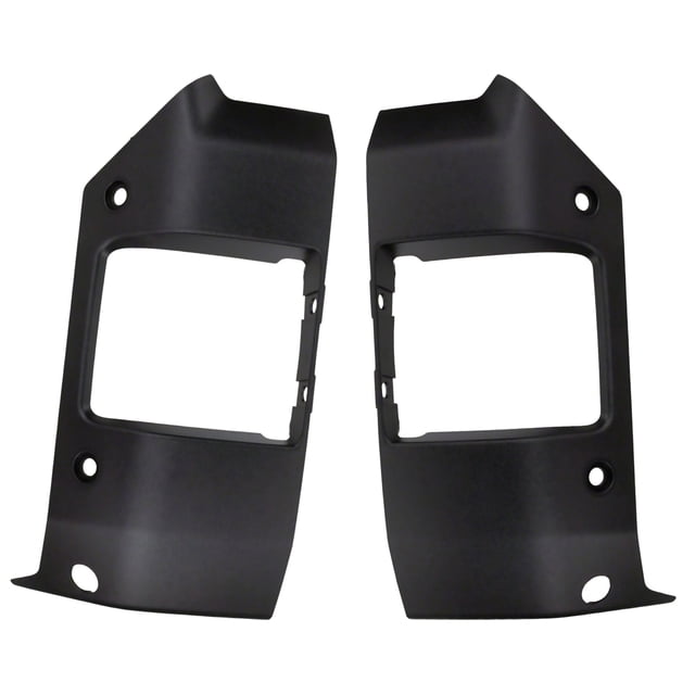 Par De 2 Molduras De Gancho De Arrastre OEM Delanteras Negras Carbón Bronco De 2021 A 2025 Ford Original