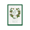 Personalized Holiday Card - Joy Peace Noel - 5 x 7 Flat