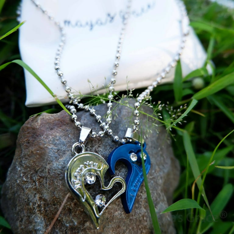 Boyfriend and shop girlfriend necklaces walmart