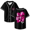 thumbnail image 2 of AJ Lee Love Bites Baseball Jersey Shirt V-Neck Women Men Short Sleeve Streetwear Clothes, 2 of 3