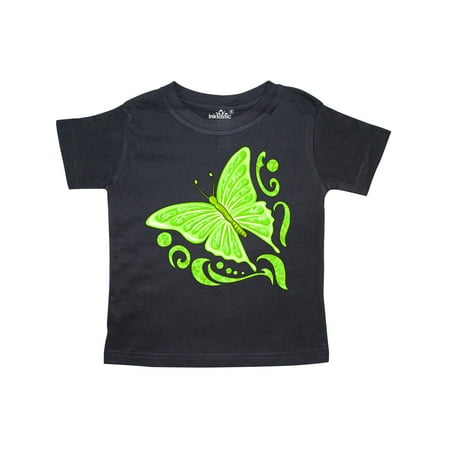 

Inktastic Lime butterfly Gift Toddler Boy or Toddler Girl T-Shirt