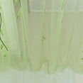 thumbnail image 6 of Prettyui Voile Tulle Room Window Curtain Sheer Voile Panel Drapes Curtain 100*270CM (Green), 6 of 6