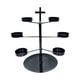 thumbnail image 4 of Candelabro de vela de té, candelabro único, decorativo, soporte para velas de altar para estante, comedor, 4 of 9