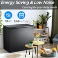 thumbnail image 5 of Auseo 7 cu. ft. Chest Deep Freezer with Adjustable Temperature, Free Standing Top Open Door Compact Freezer with 3 Removable Basket for Kitchen, Home, Bar, Garage, Office, 5 of 11