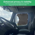 thumbnail image 6 of Semi Truck Window Shade, Semi Truck Sun Protection, Black Fabric, Blocks Heat, Enhances Comfort, Modern Design, Truck Drivers, Interior Shielding, Truck Accessories TOPLIU, 6 of 8