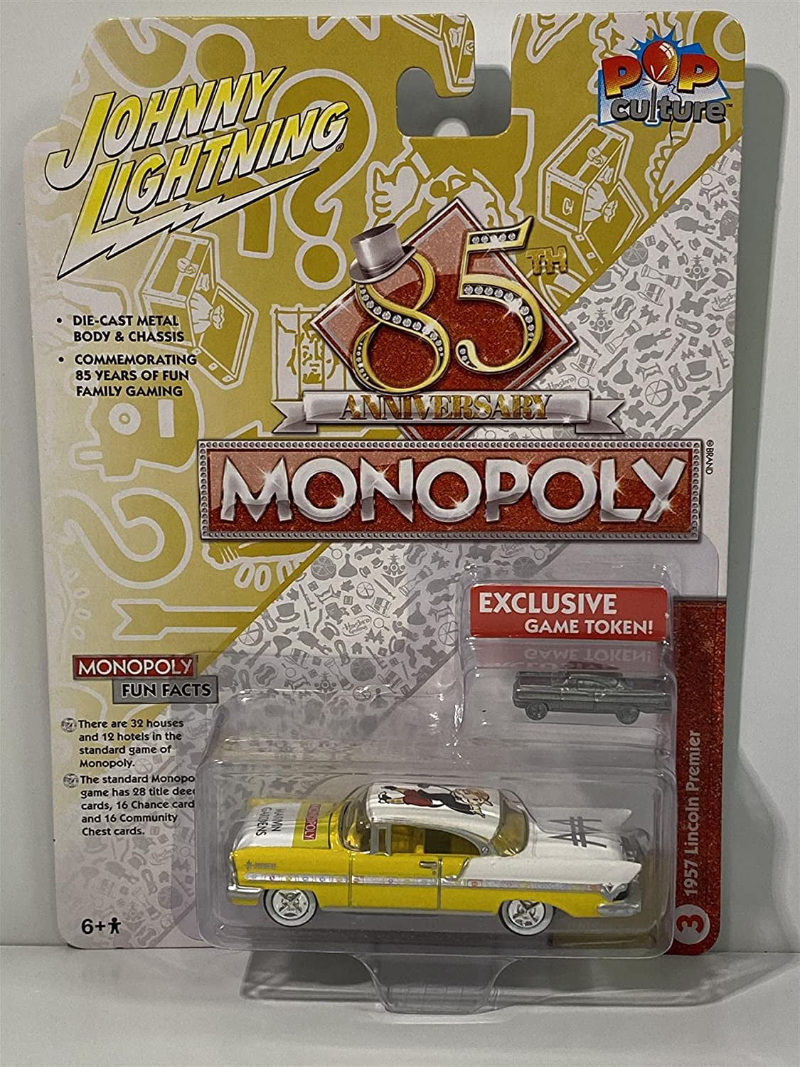 NG01 Johnny Lightning Pop Culture Monopoly 1957 Lincoln Premier