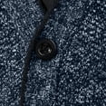 thumbnail image 5 of Cardigan Sweaters for Men Button-Down V Neck Long Sleeve Knitted Coats with Pockets Business Casual Solid Color Thermal Warm Work Outerwear Sweater, 5 of 7