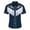 Navy, variant on Boys T Shirts Boys 3D Cowboy Print Short Sleeve Button Down Shirt Girls' Tops Army Green 12-13 Years