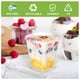 thumbnail image 5 of EASERCY Paquete de 100 vasos de postre de plástico de 5 oz con tapas, parfait de yogur/vaso de aperitivo con tapas para fiesta, mini vasos de postre con cucharas, vasos de postre para pudín, frutas y, 5 of 5