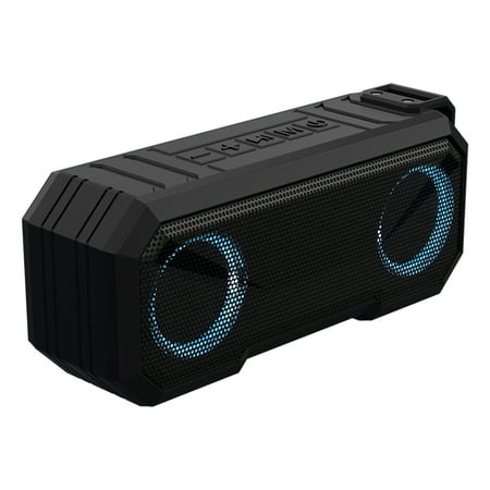 Sound Town X8 Portable Bluetooth Speaker with TWS Bluetooth, IPX7 Water and Dust Proof, Stereo Sound, 100 Feet Range, 12 Hours Play Time, for Home and Outdoor, Black