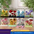 thumbnail image 2 of Compatible Building Blocks Bouquet Plant Toy Sunflower and Carnation Decoration Gift 25x22cm, 2 of 6