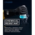 thumbnail image 2 of LANON Gants Résistants aux Produits Chimiques en Nitrile, Gants de Sécurité Réutilisables avec Protection contre la Paume Texturée en Micromousse, Acide, Alcali et Huile, X Largeblackxl, 2 of 7