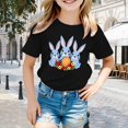thumbnail image 2 of Tanghaowl Easter Shirts for Boys Girls Easter Children's Cute Rabbit Easter Egg Casual T Shirt Toddler Shirts Girls 2t, 2 of 4