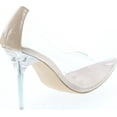 thumbnail image 5 of Mackin J 260-1 Transparent Clear Pointed Pointy Toe Slip On Stiletto High Heel Pumps Nude, 5 of 7