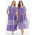 thumbnail image 5 of Only Necessities Women's Plus Size Long Tiered Print Lounger, 5 of 6