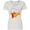 AA-White, variant on Inktastic Thanksgiving Goofball Turkey Face Women's V-Neck T-Shirt